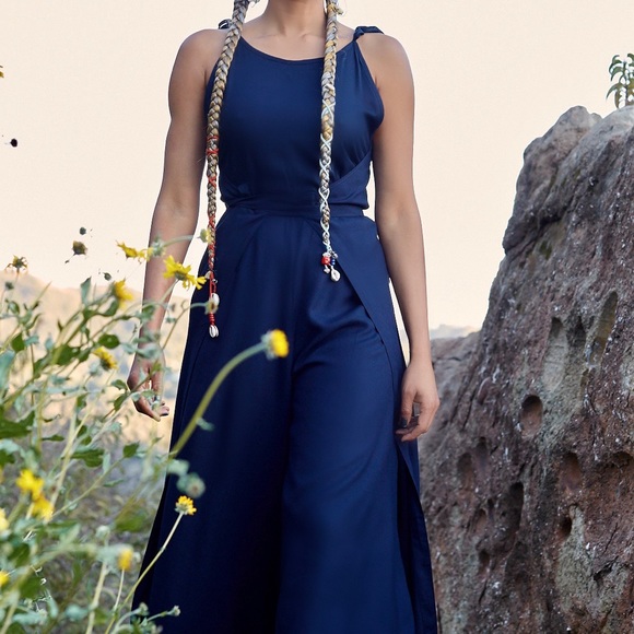 jumpsuit Wrap free spirit boho resort sunset vibes - Picture 3 of 10